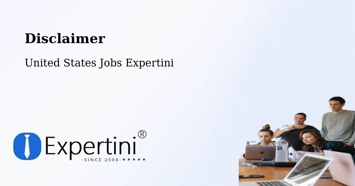 Disclaimer - United States Jobs Expertini